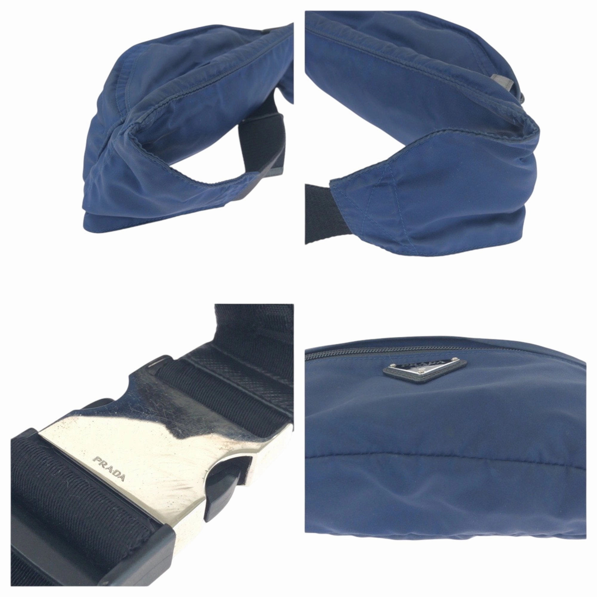 Prada Navy Nylon Fanny Pack (Pre-Owned)