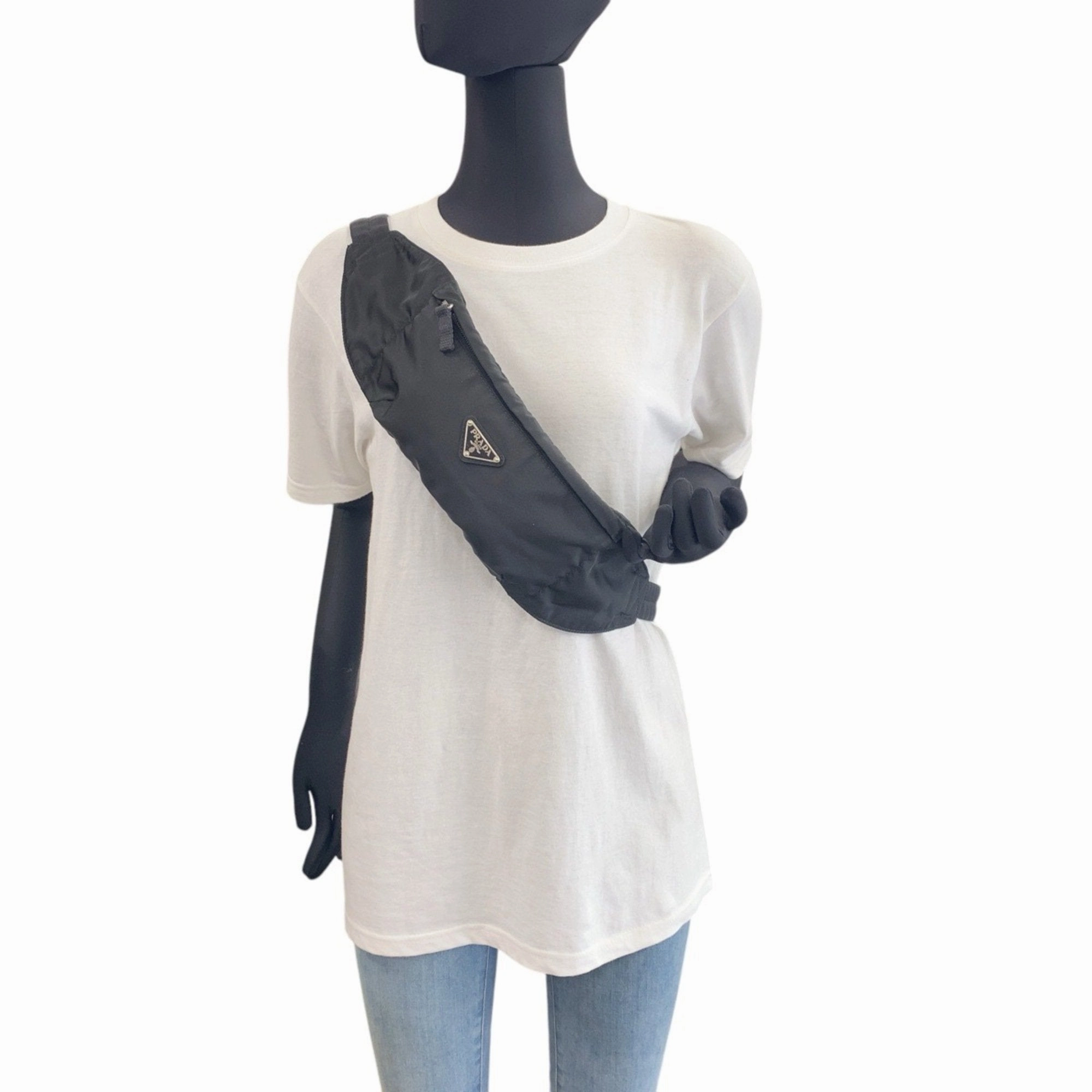 Prada Nylon Fanny Pack Sling Bag (Pre-Owned)