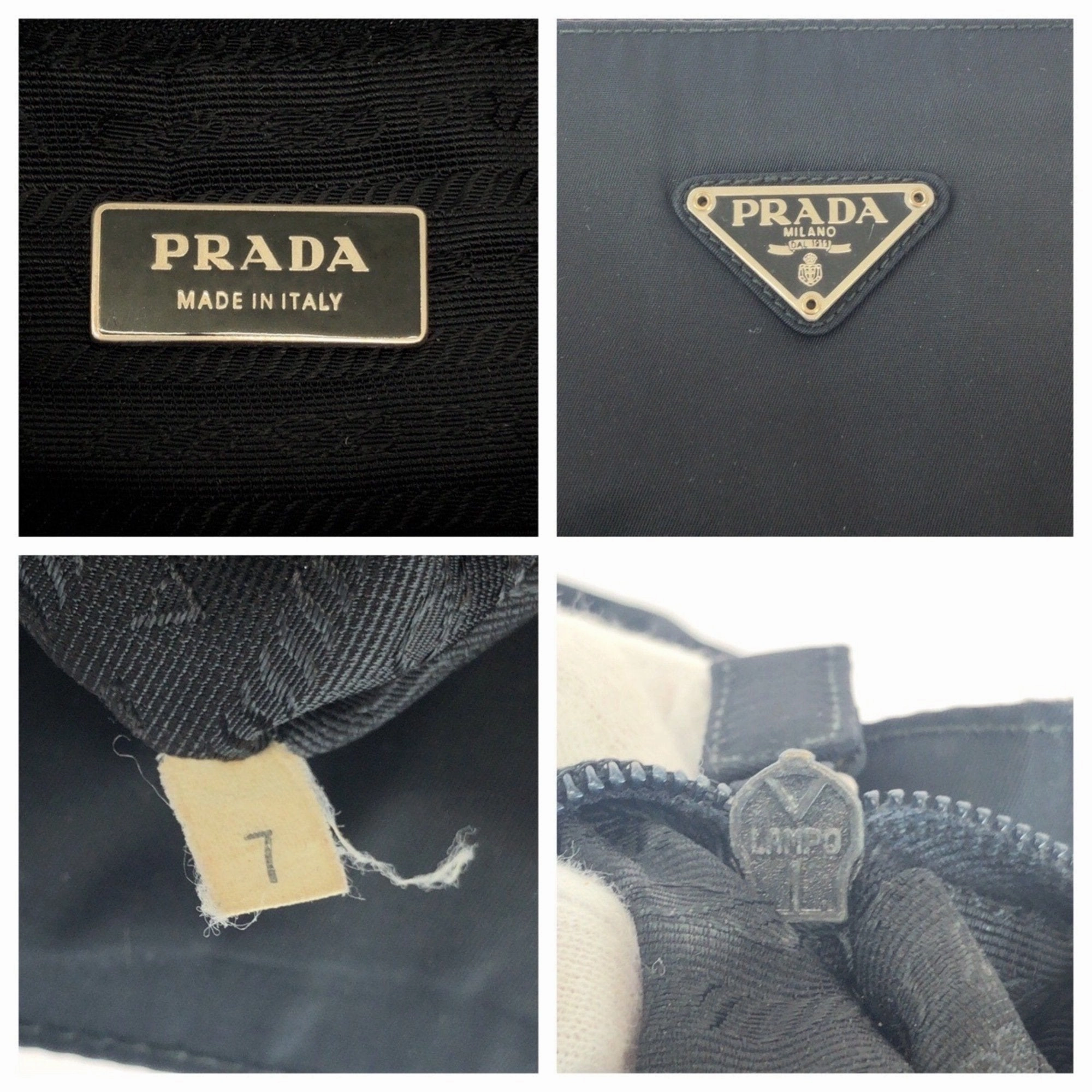 Prada Nylon Handbag Tote Bag (Pre-Owned)