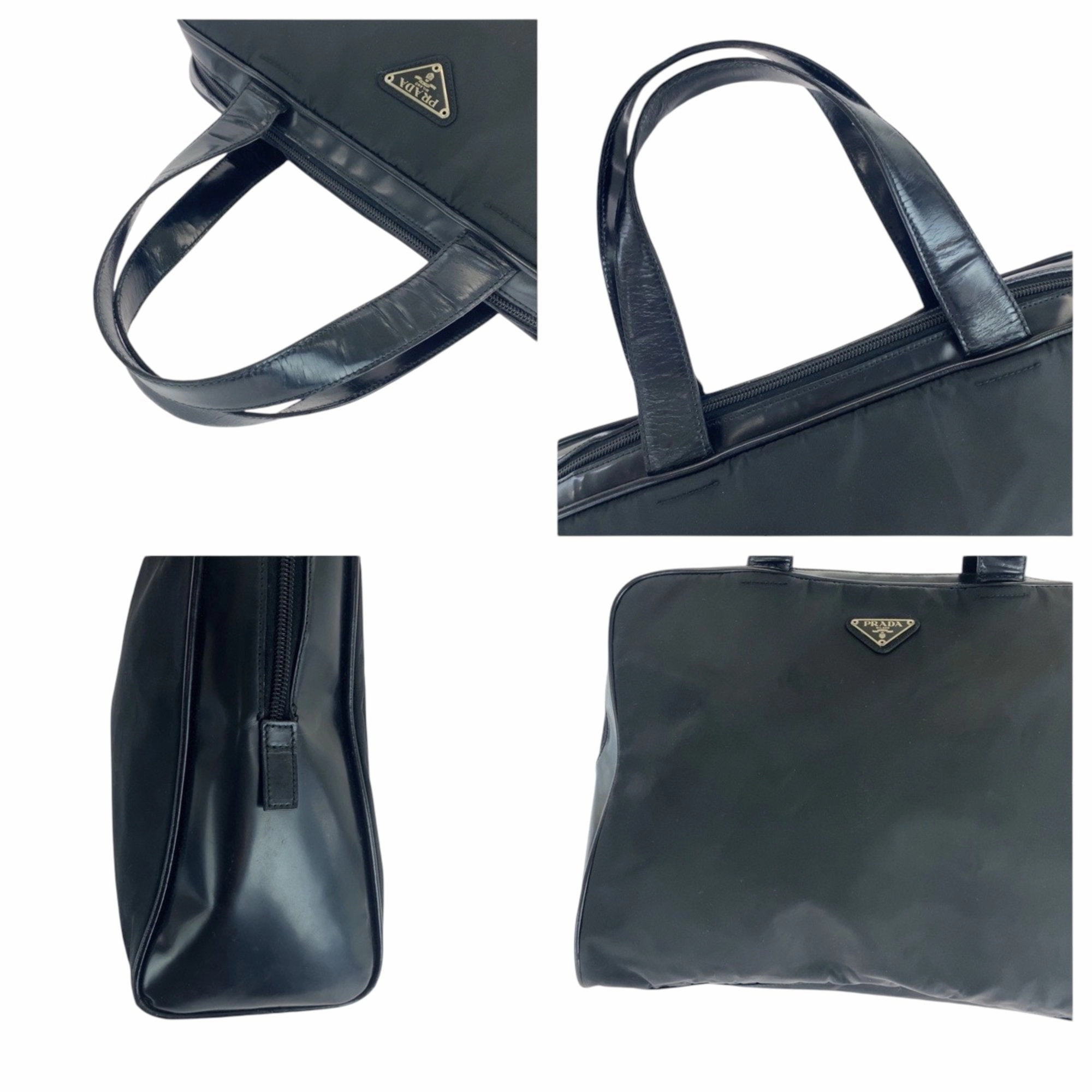 Prada Nylon Handbag Tote Bag (Pre-Owned)