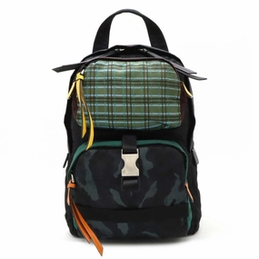 Prada  Nylon Leather Shoulder Bag Sling Bag (Pre-Owned)