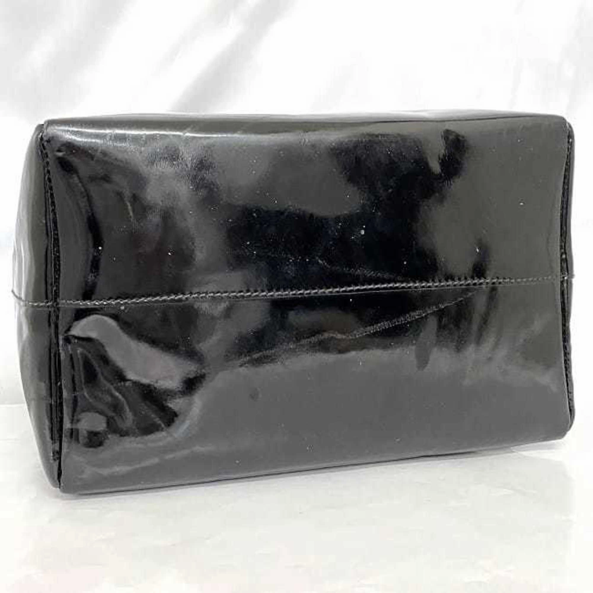 Prada Patent Leather Leather Handbag Tote Bag (Pre-Owned)