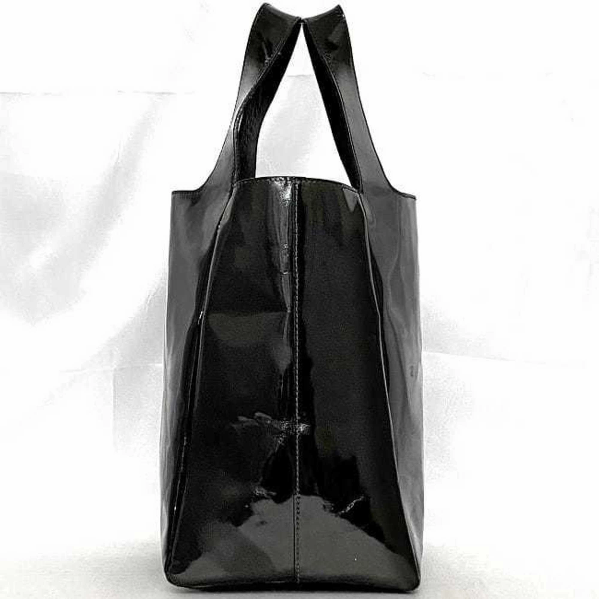 Prada Patent Leather Leather Handbag Tote Bag (Pre-Owned)