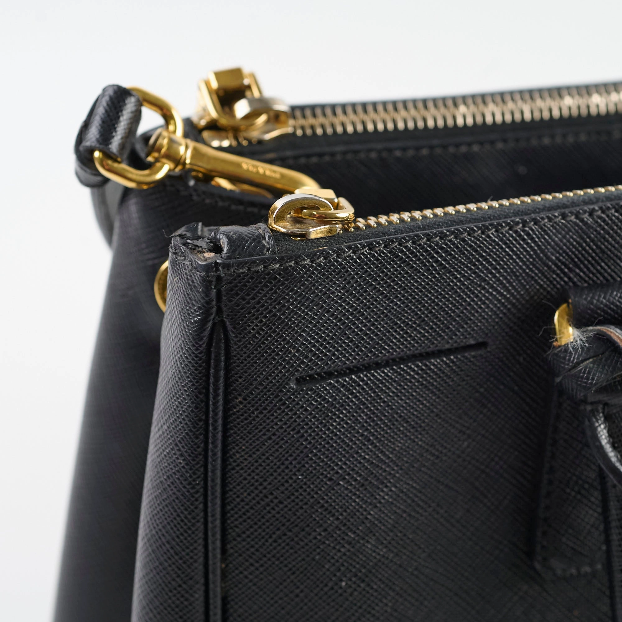 Prada Saffiano Tote Black