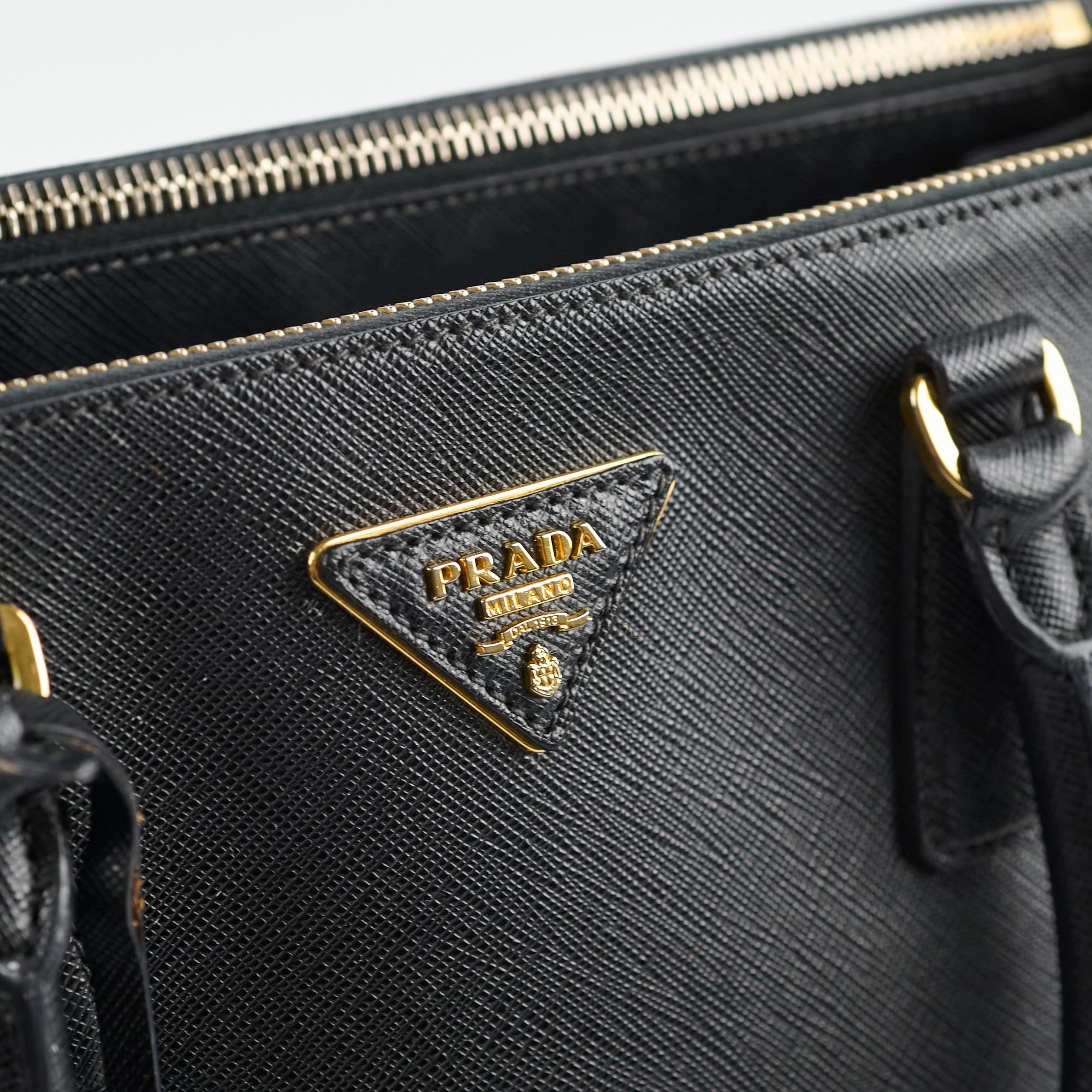 Prada Saffiano Tote Black