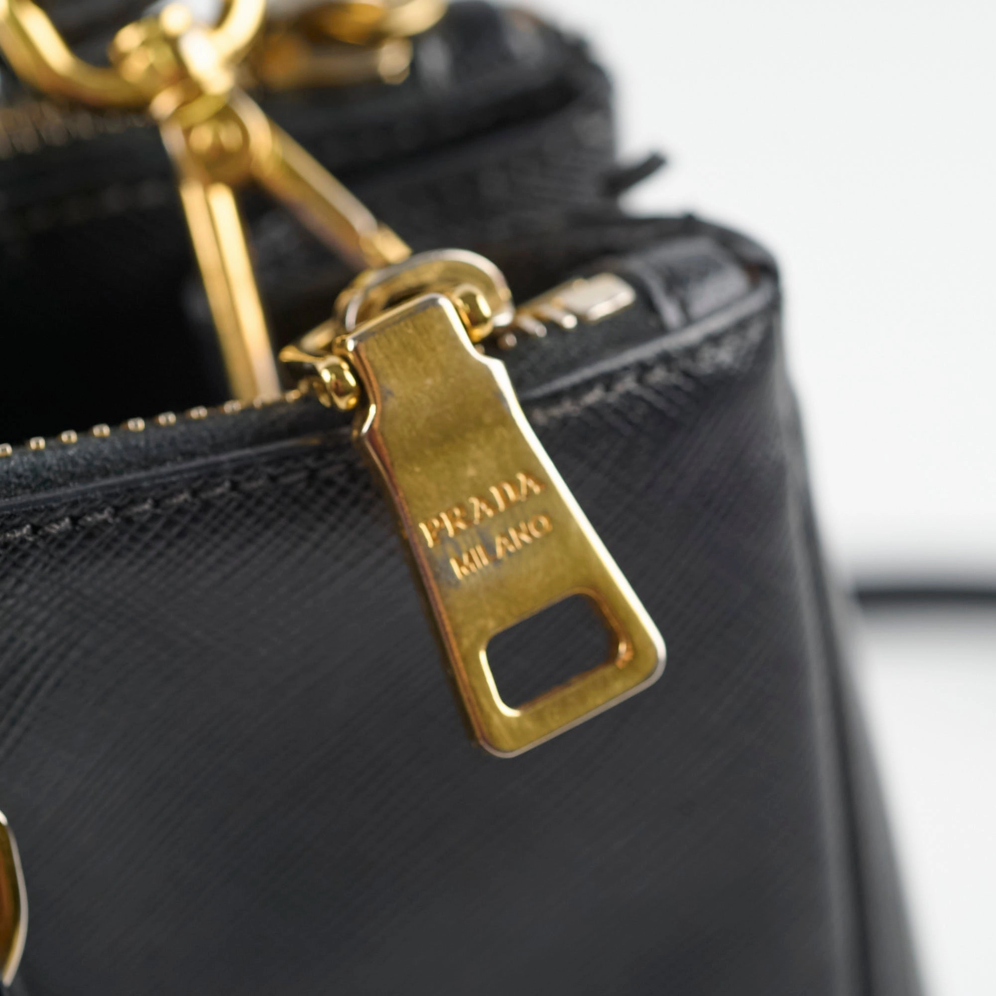 Prada Saffiano Tote Black