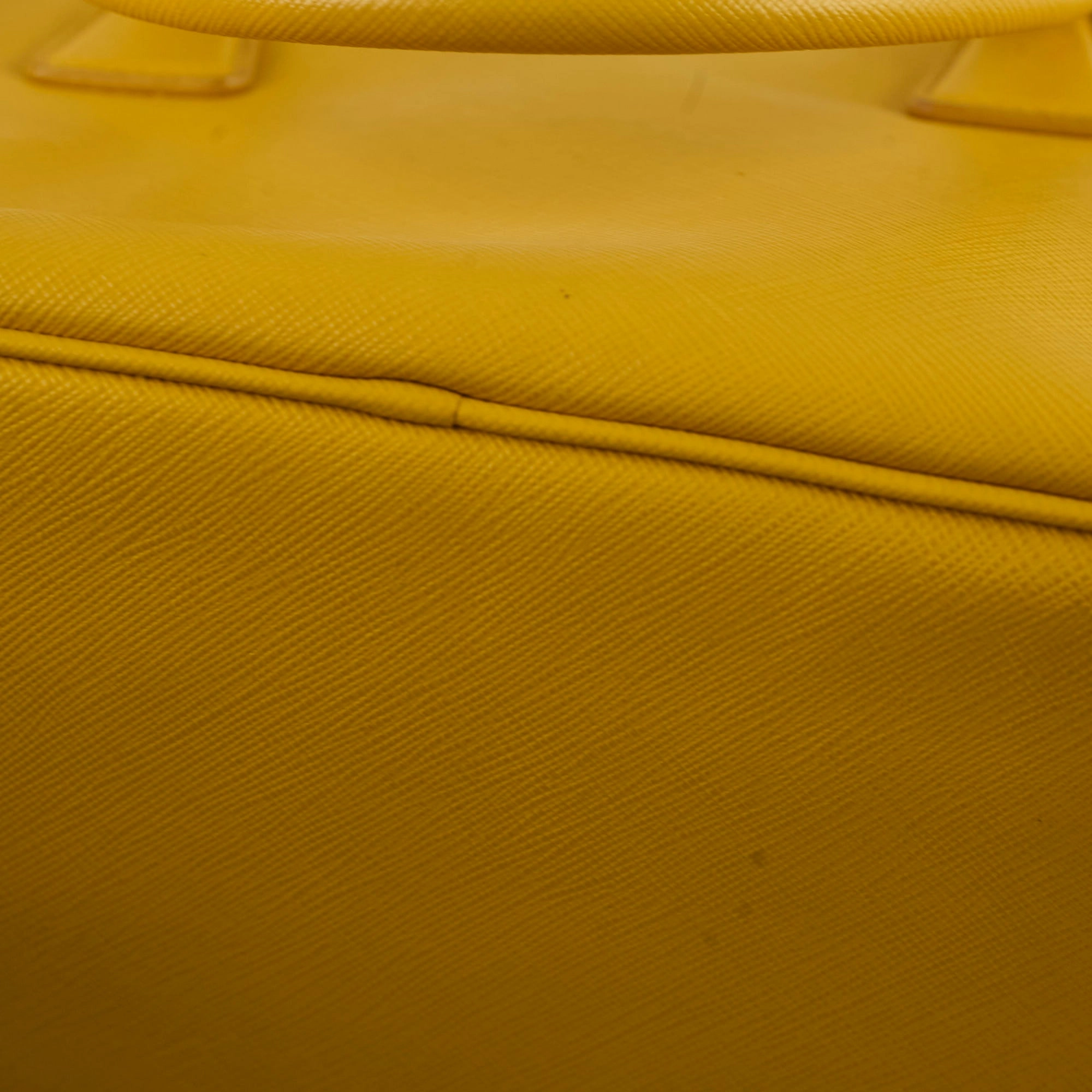 Prada Saffiano Tote Yellow