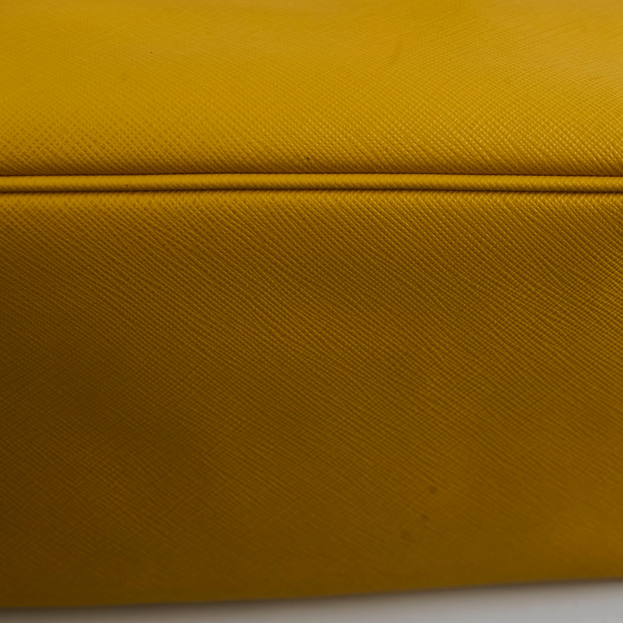Prada Saffiano Tote Yellow