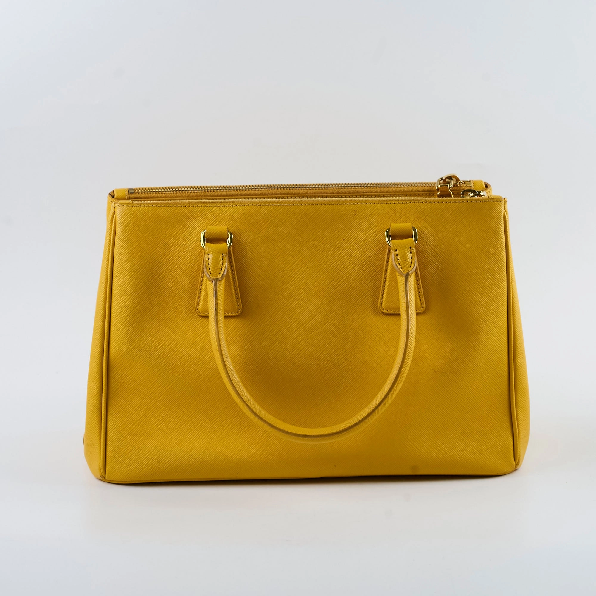 Prada Saffiano Tote Yellow