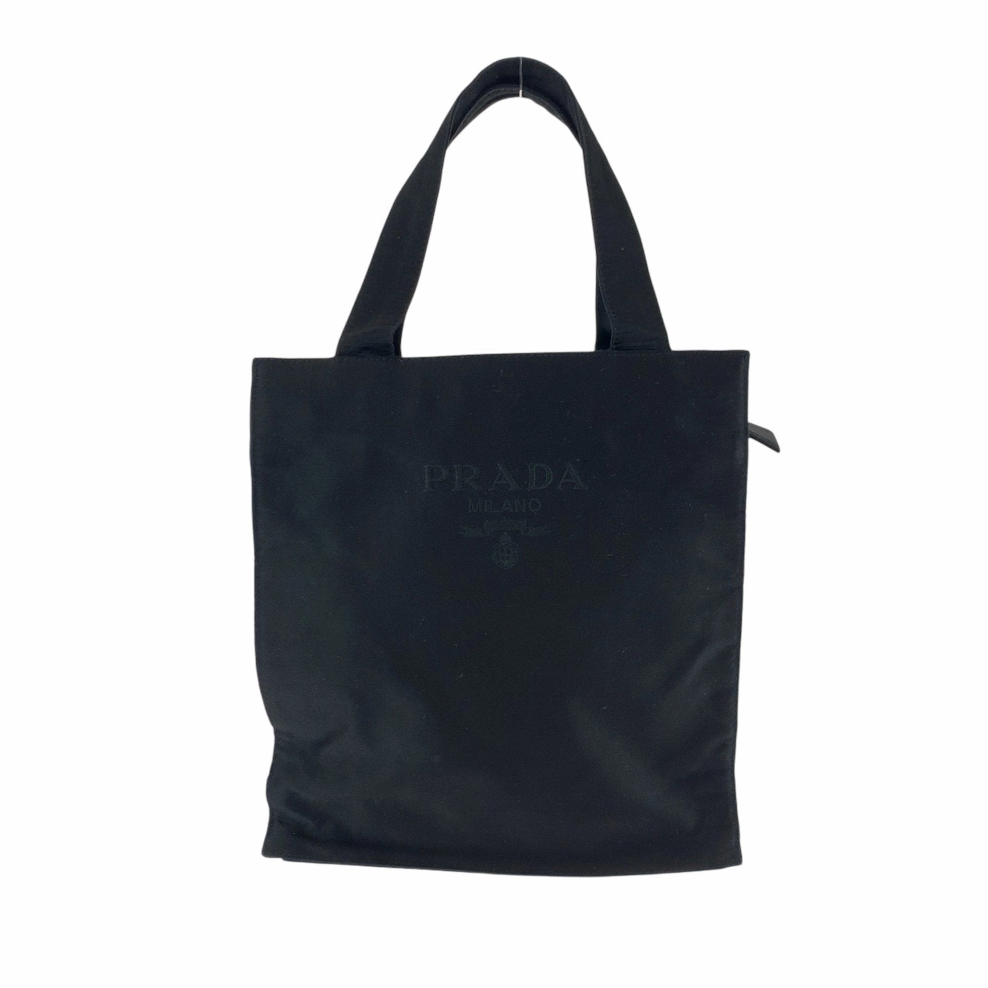 Prada Satin Handbag Tote Bag (Pre-Owned)