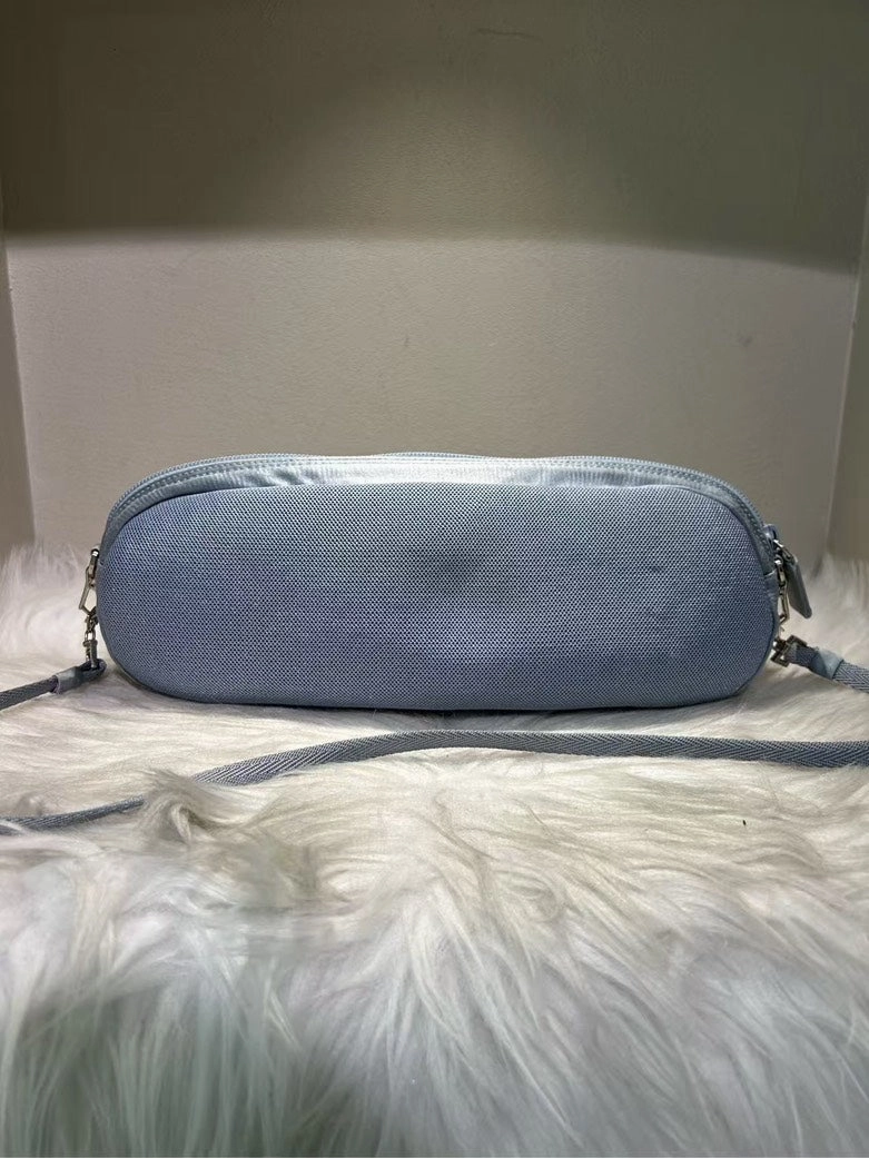 PRADA Tessuto Nylon Light Blue Shoulder Bag