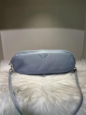 PRADA Tessuto Nylon Light Blue Shoulder Bag