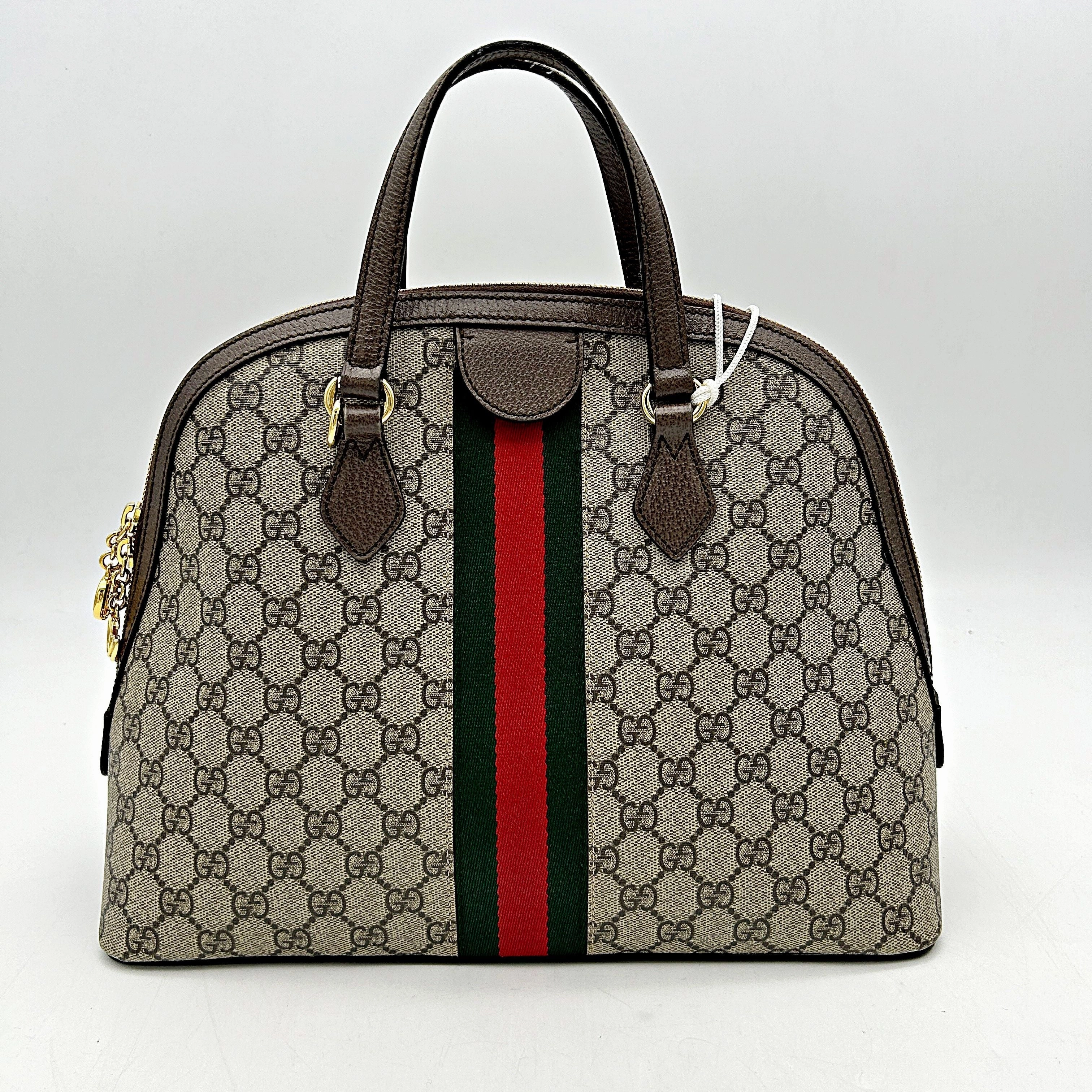 Pre- Gucci Dome Ophidia Medium Top Supreme Handle Shoulder Bag LA39820
