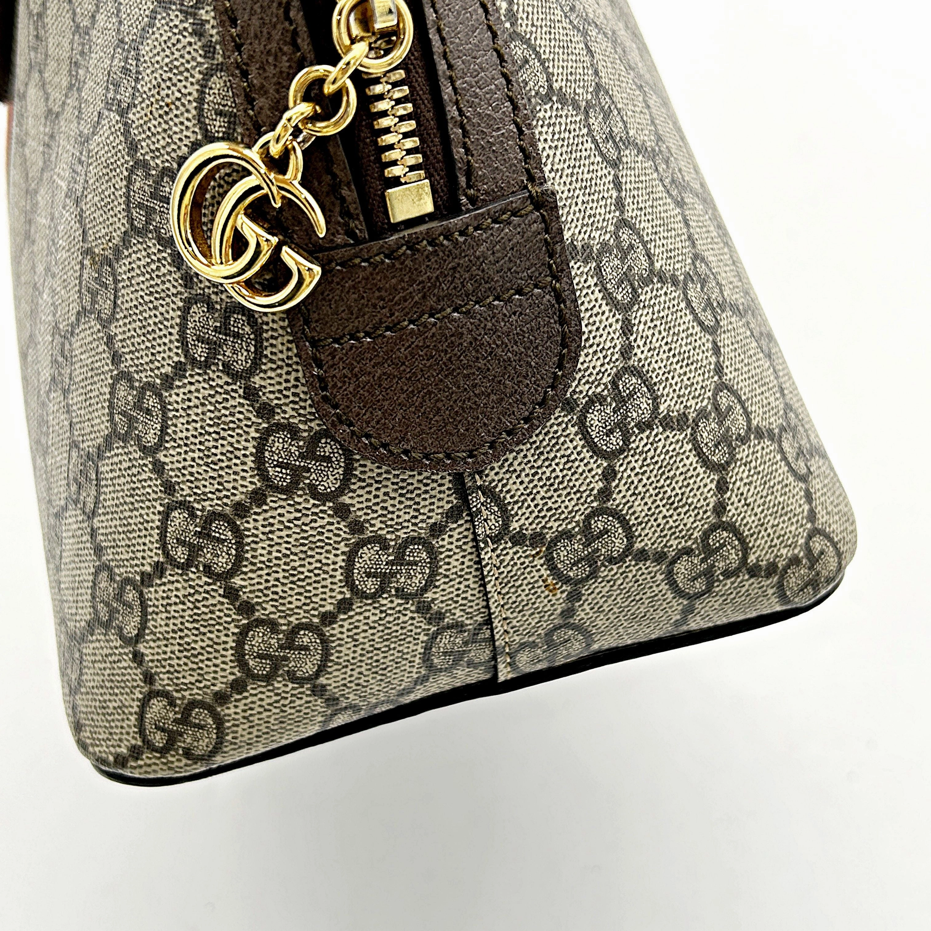Pre- Gucci Dome Ophidia Medium Top Supreme Handle Shoulder Bag LA39820