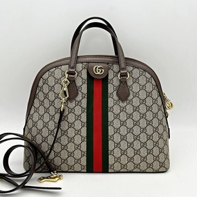 Pre- Gucci Dome Ophidia Medium Top Supreme Handle Shoulder Bag LA39820