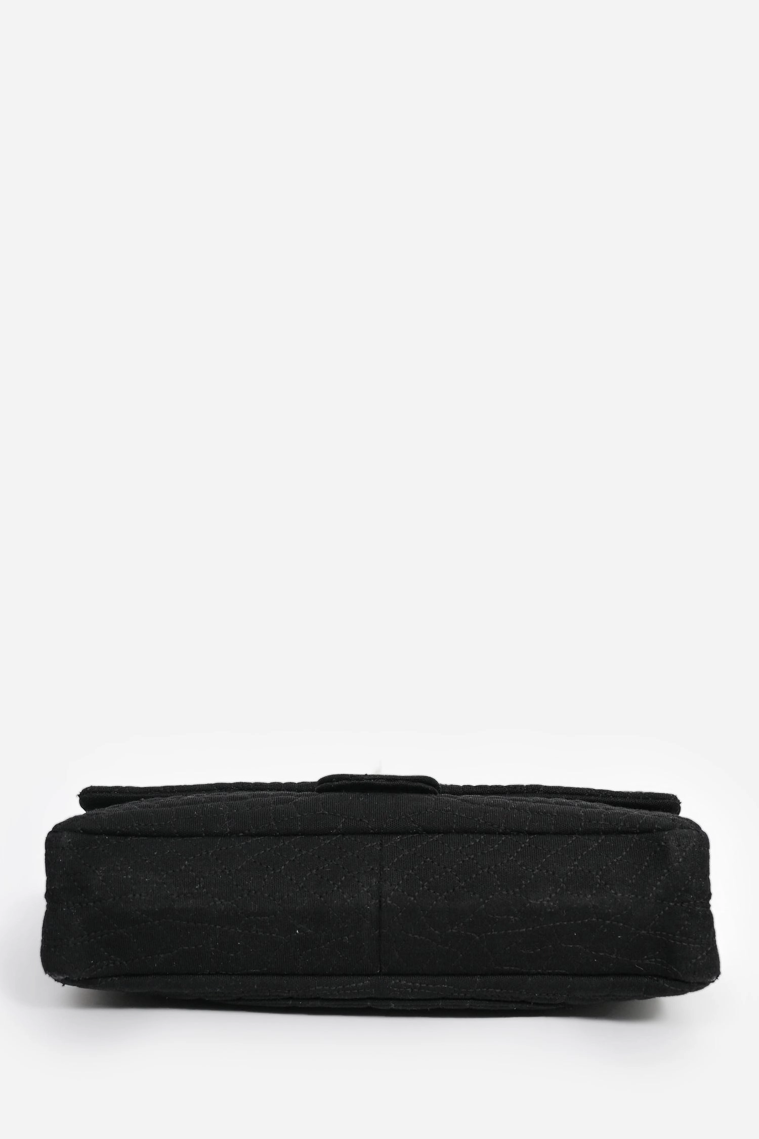 Pre-Loved Chanel Black Jersey Reissue 227 Shoulder Bag (As Is)