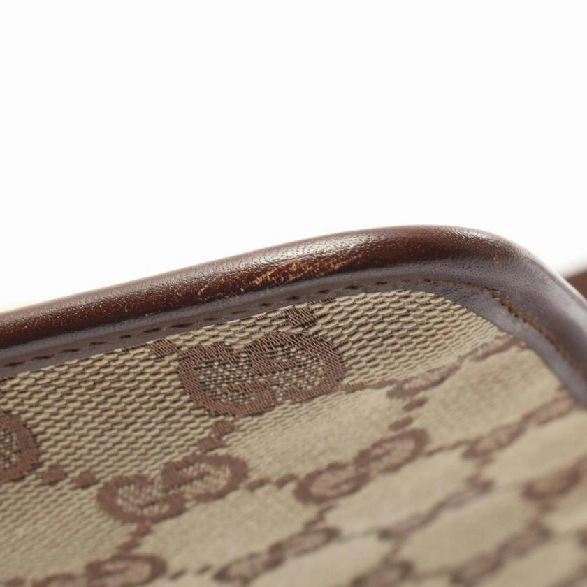 Pre-loved GUCCI GG Canvas Shoulder Bag Beige Brown ConditionB - 2101218535686