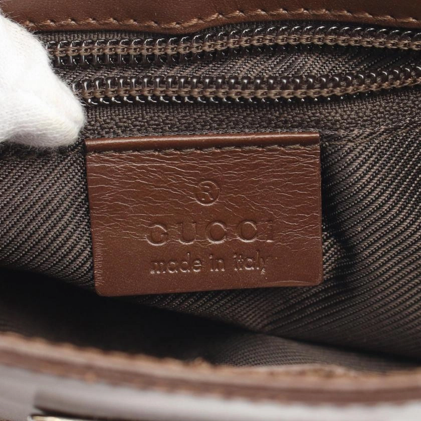 Pre-loved GUCCI GG Canvas Shoulder Bag Beige Brown ConditionB - 2101218535686