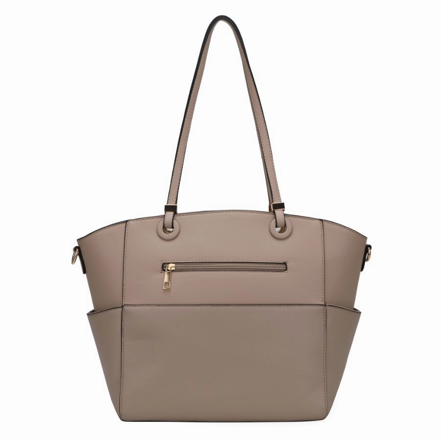 Prisha Vegan Leather Womens Tote Bag with Wallet - 2 pieces