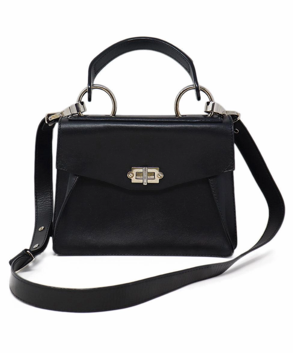 Proenza Schouler Black Leather Shoulder Bag