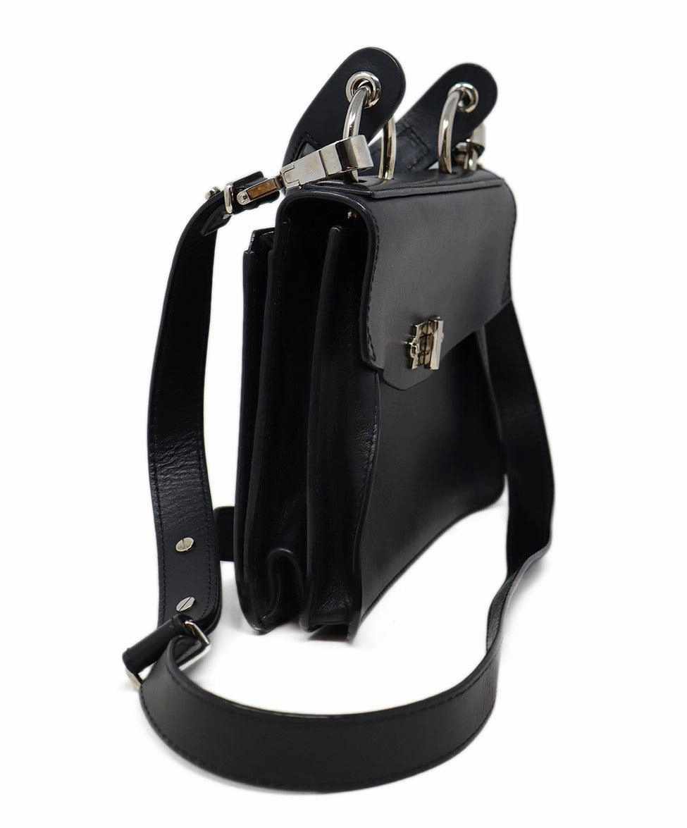 Proenza Schouler Black Leather Shoulder Bag