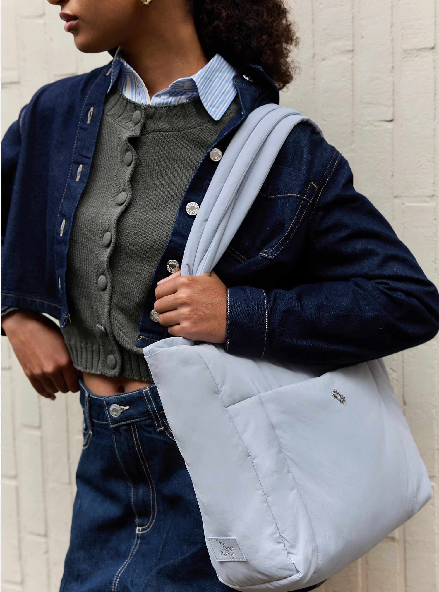 Puffer Shopper (Gloss Glacier)