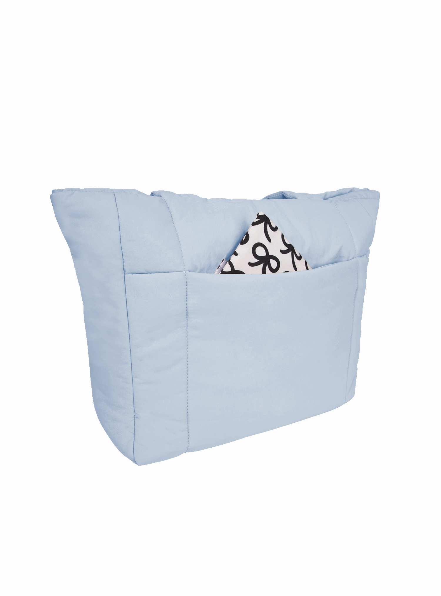 Puffer Shopper (Gloss Glacier)