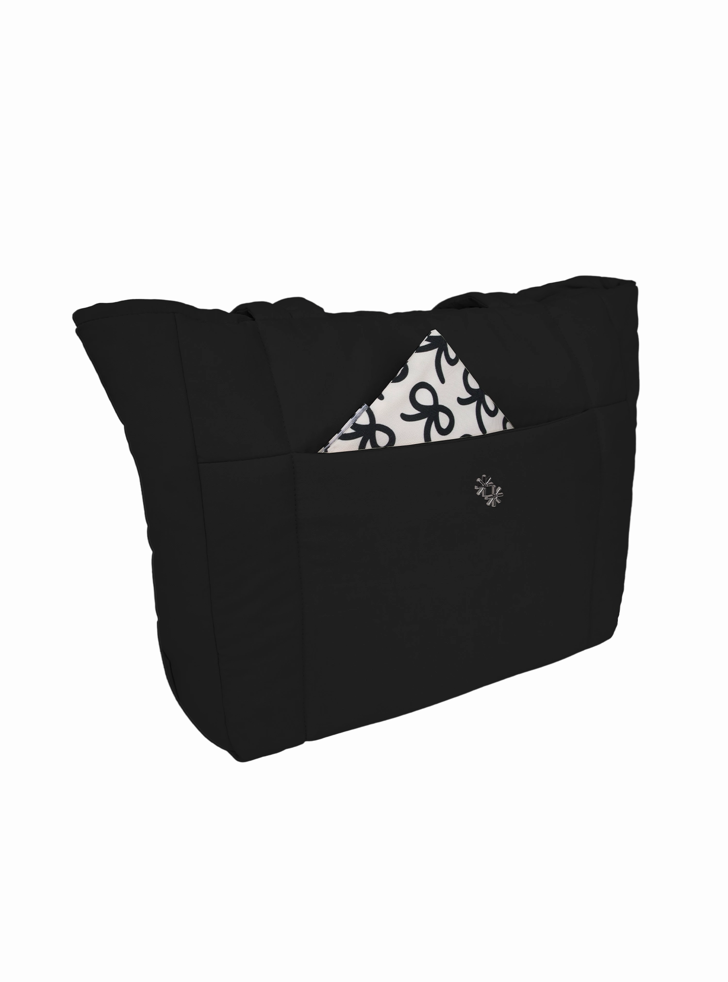 Puffer Shopper (Gloss Raven)