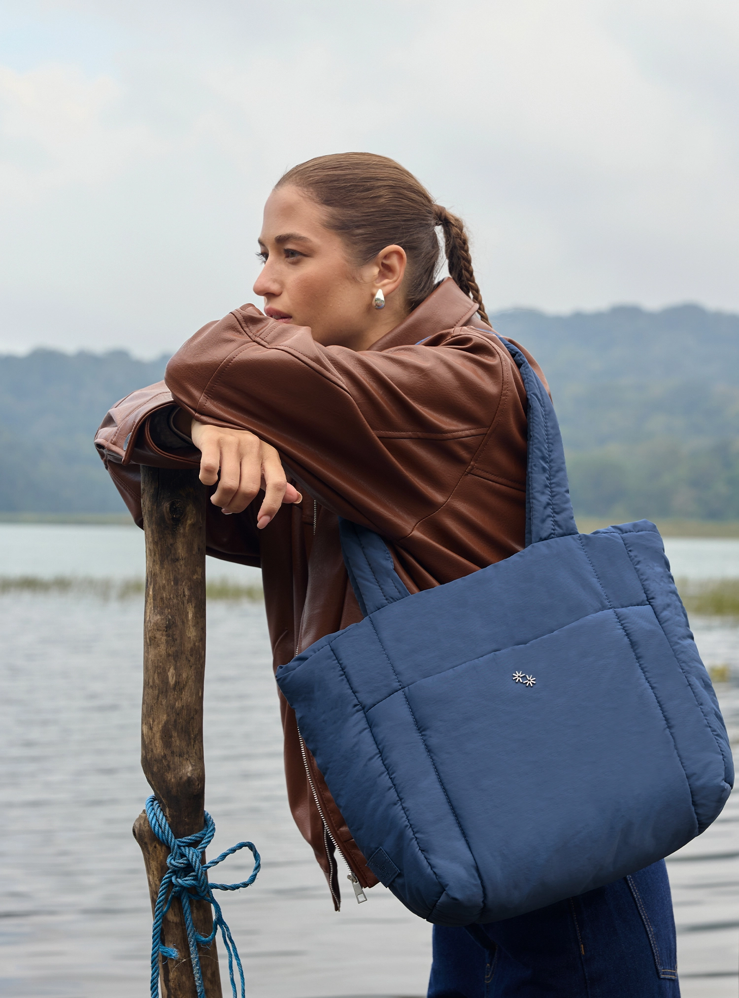 Puffer Shopper (Gloss Tide)