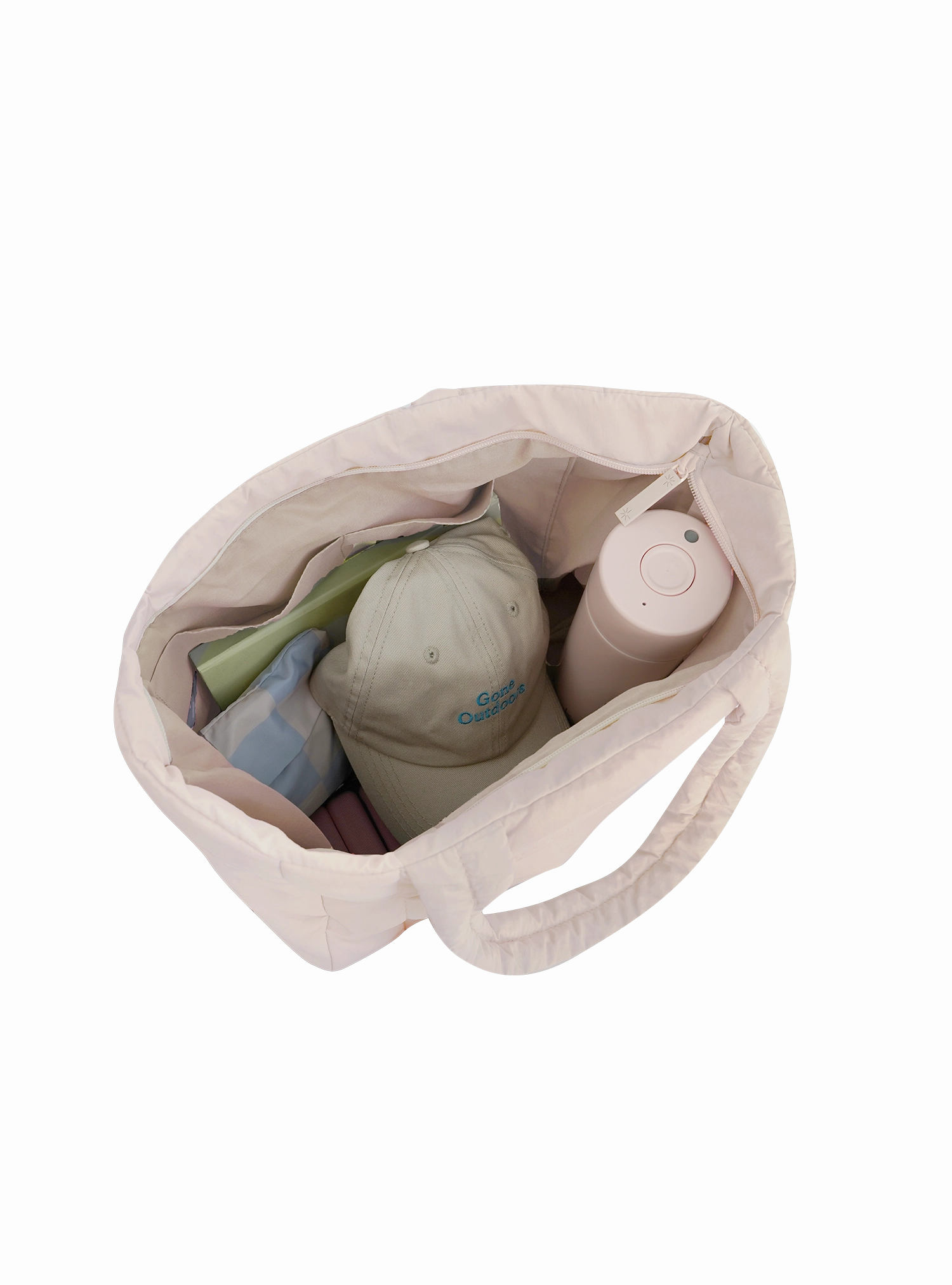 Puffer Shopper (Oyster)