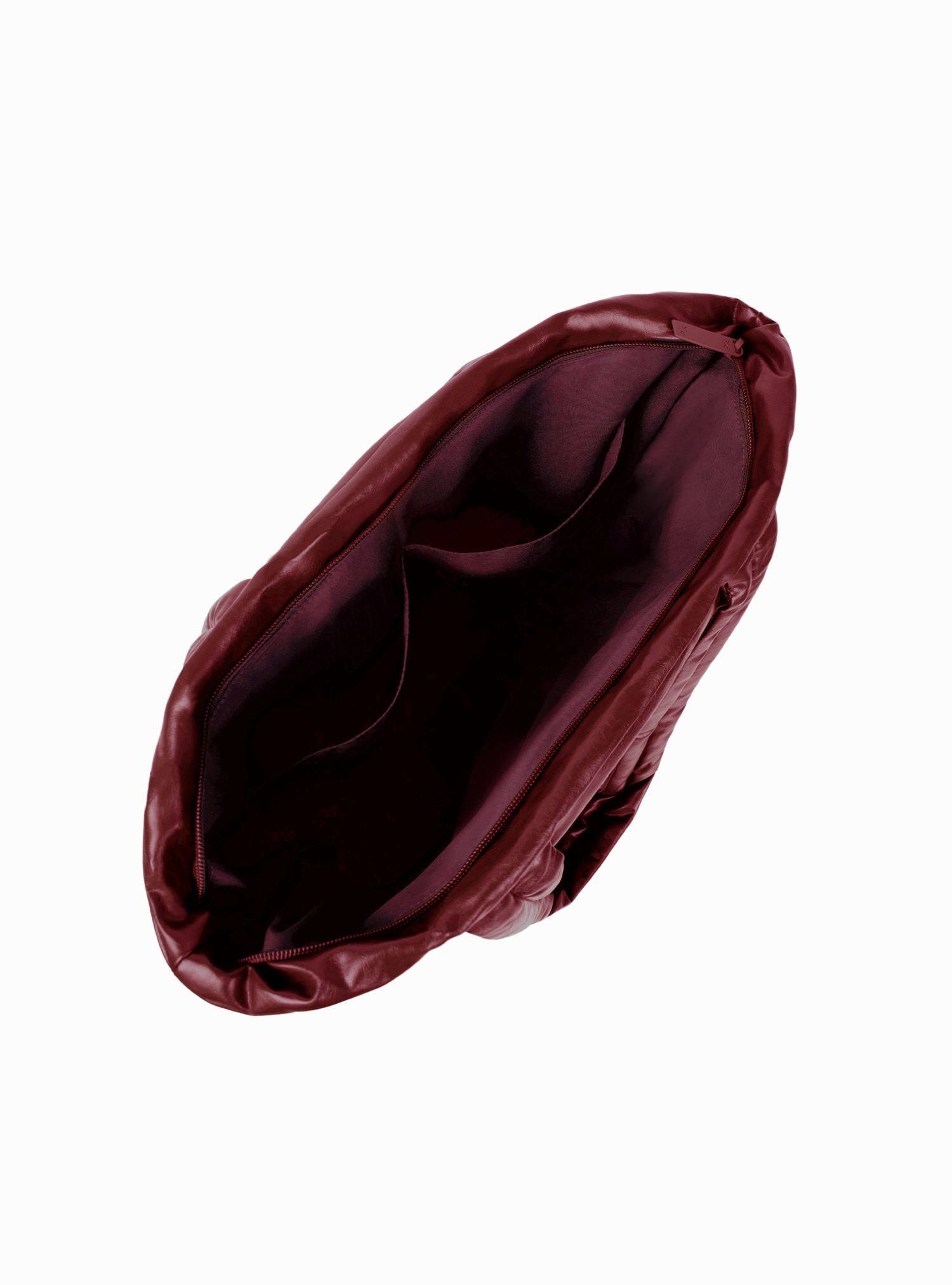 Puffer Shopper (Rich Dark Cherry)