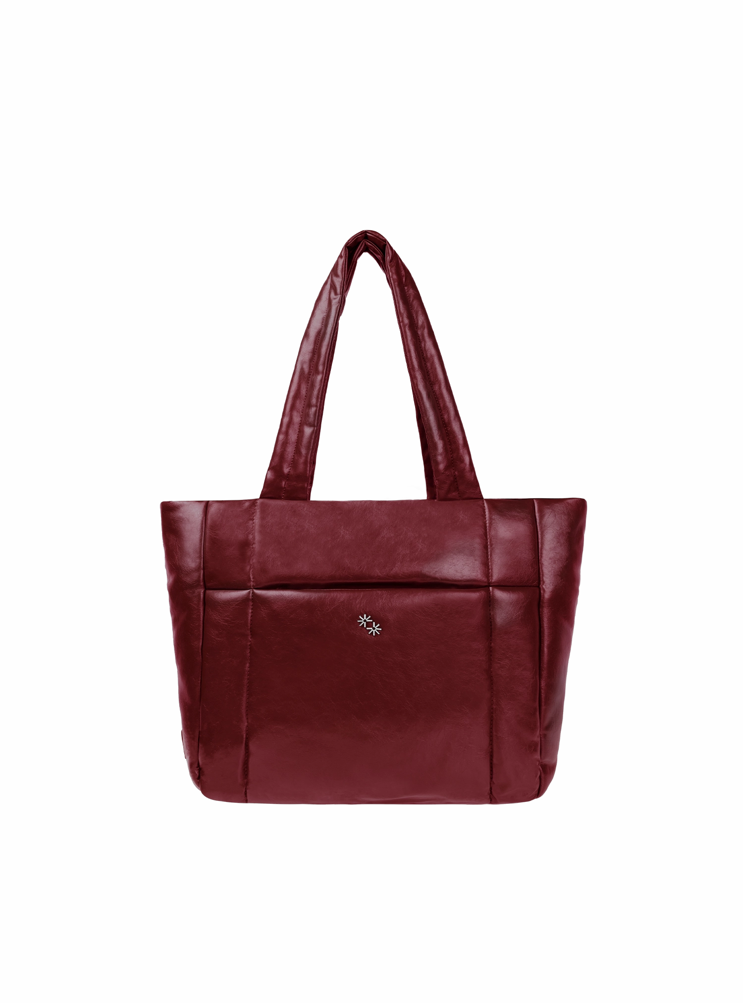 Puffer Shopper (Rich Dark Cherry)