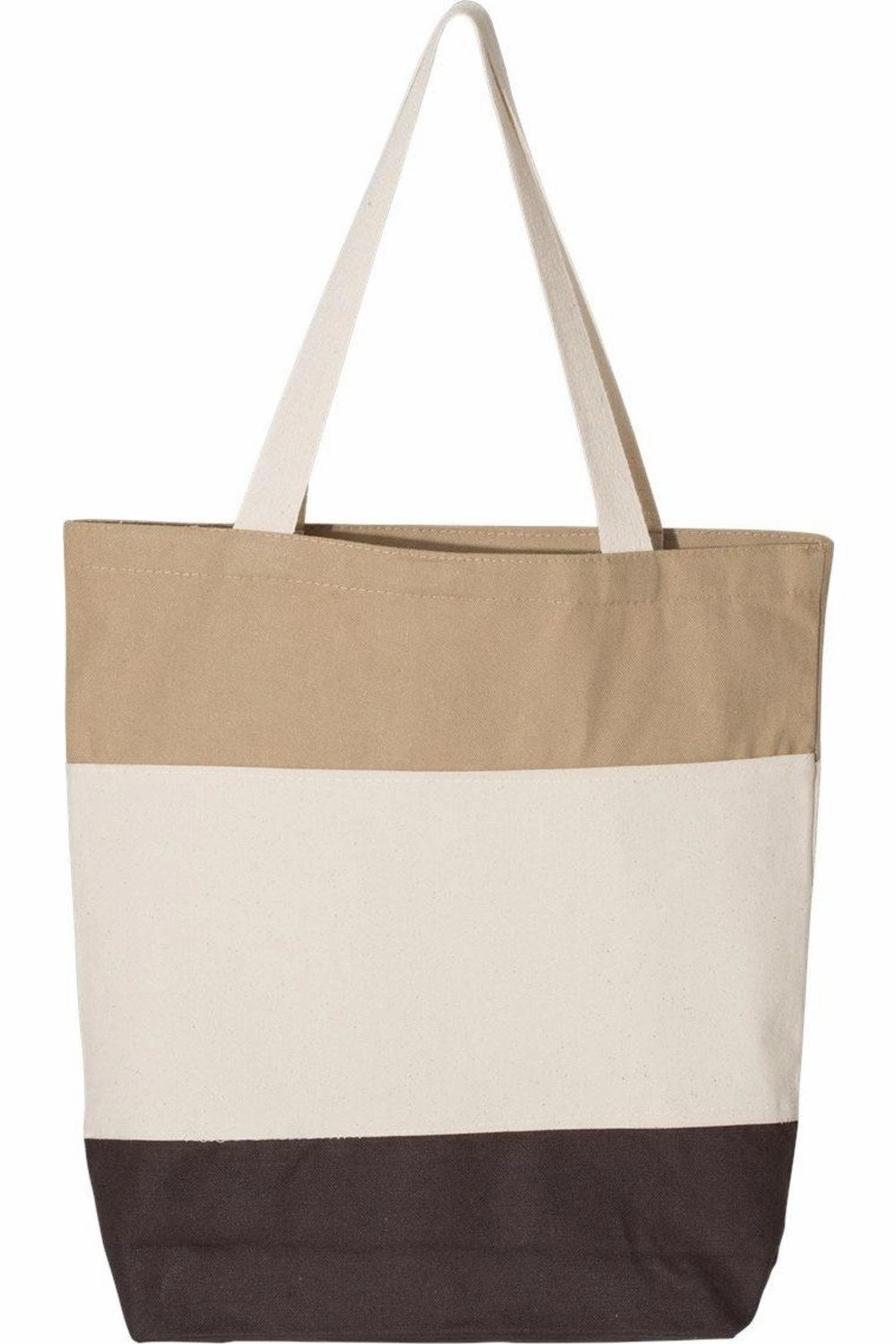 Q-Tees 11L Tri-Color Tote