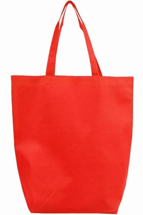 Q-Tees Non-Woven Gusset Bottom Tote