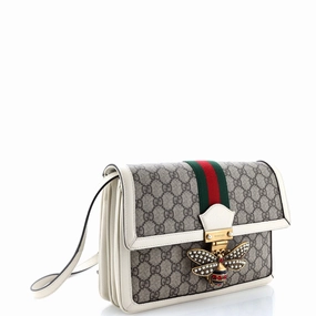 Queen Margaret Shoulder Bag GG Coated Canvas Medium
