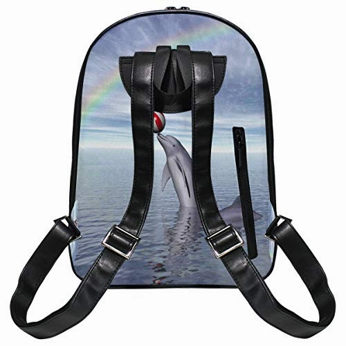 Rainbow Dolphin School Backpack For Girls Kids Kindergarten School Bags Child Bookbag
