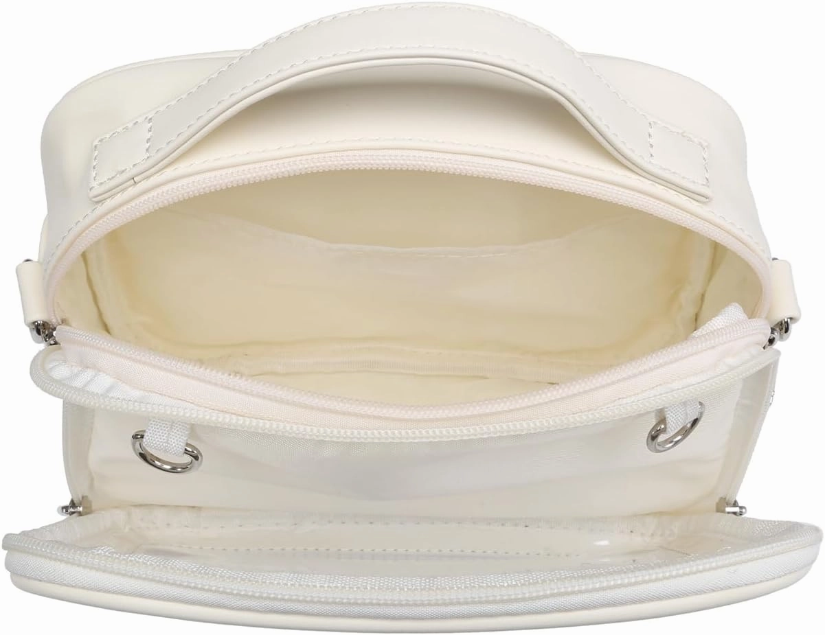 RAINBOW SMILE Ita Bag - Kawaii Crossbody Purse with Clear Shoulder Strap and Pin Display