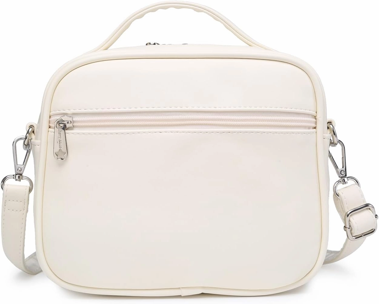RAINBOW SMILE Ita Bag - Kawaii Crossbody Purse with Clear Shoulder Strap and Pin Display