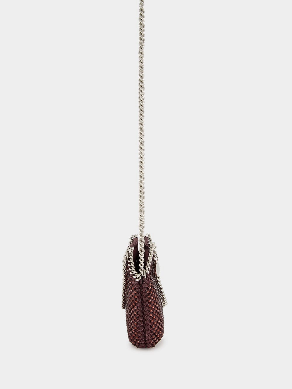 Raisin Falabella Tiny Crystal Tote