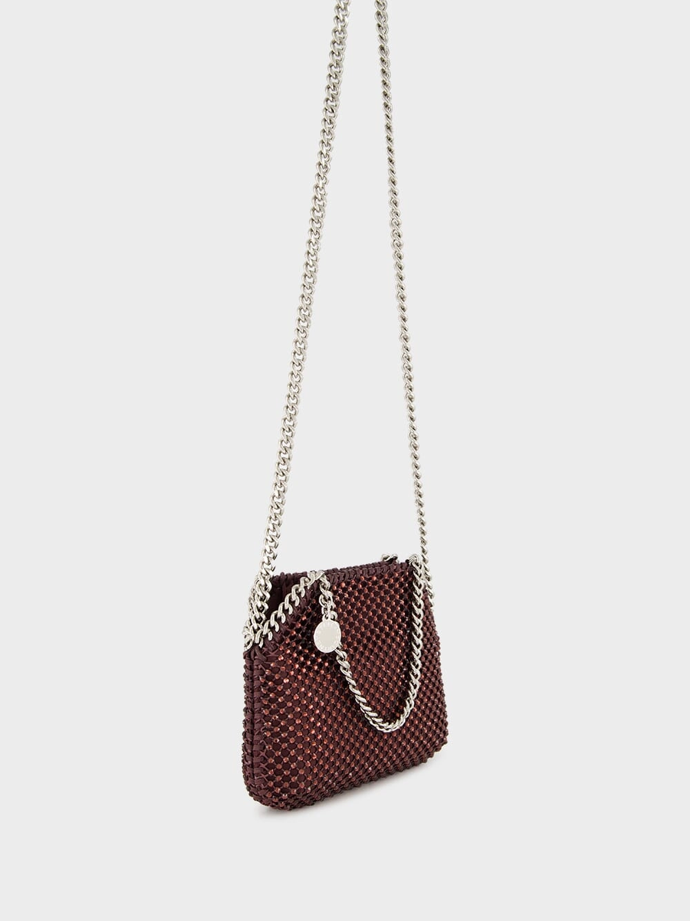 Raisin Falabella Tiny Crystal Tote