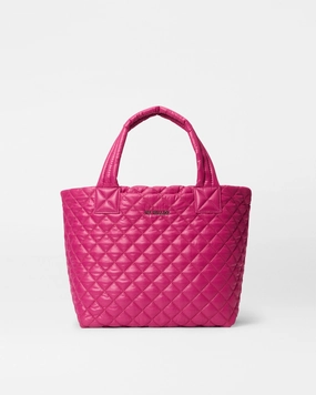 Raspberry Small Metro Tote Deluxe