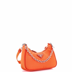 Re-Edition Shoulder Bag Tessuto Mini