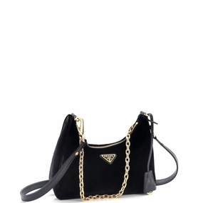 Re-Edition Shoulder Bag Velvet Mini