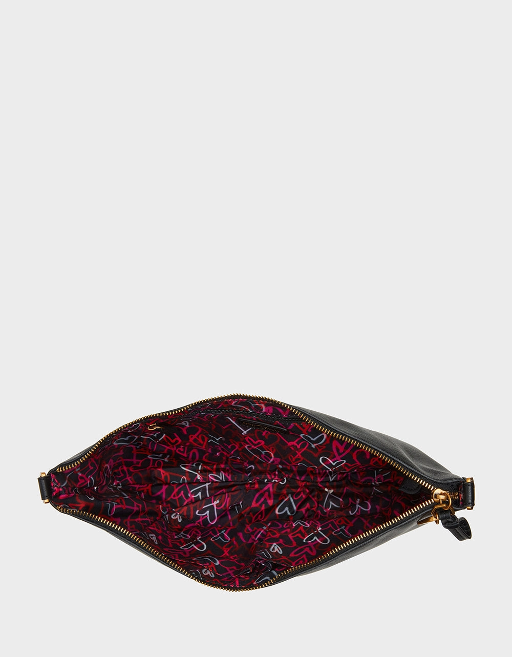 READ MY LIPS SHOULDER BAG BLACK