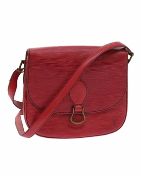 Red Epi Leather Shoulder Bag