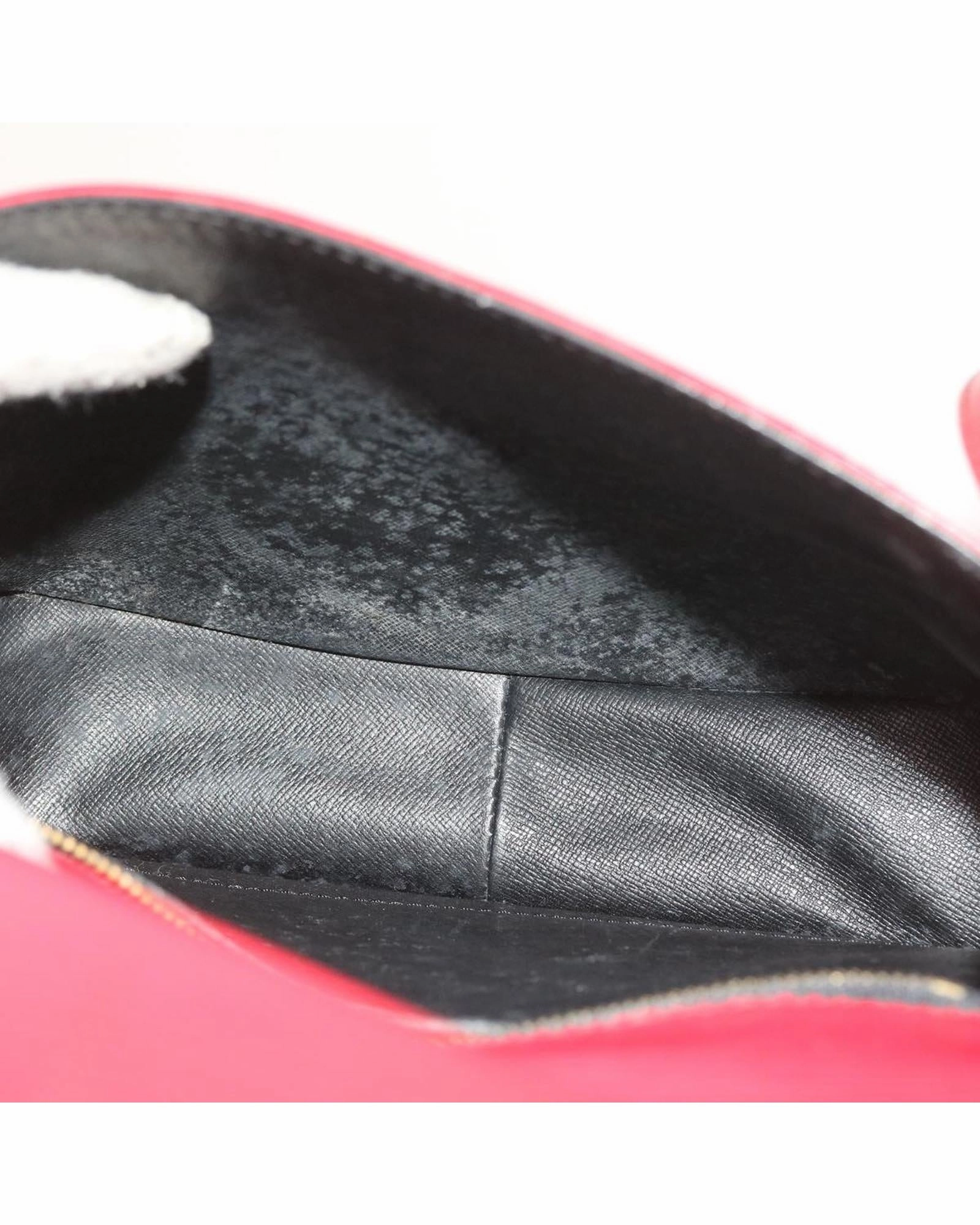Red Epi Leather Shoulder Bag