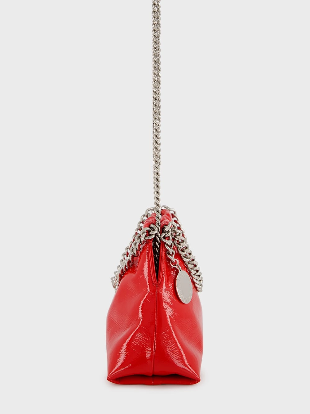 Red Falabella Drawstring Crossbody Bag