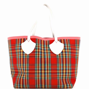 Reversible Giant Tote Vintage Check Canvas Large