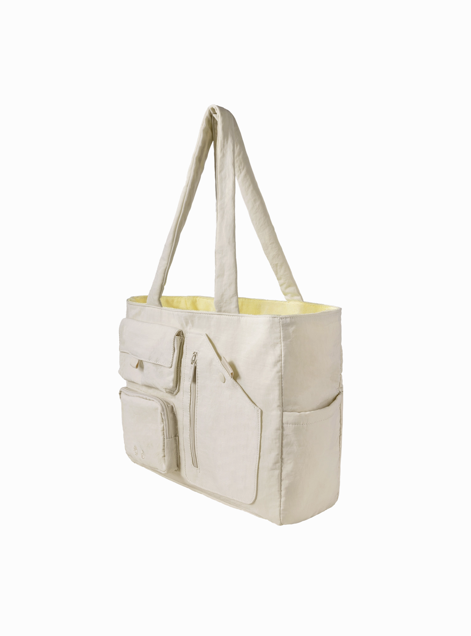 Reversible Multi-Pocket Tote (Citrus)