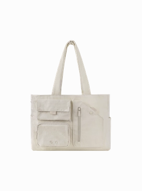 Reversible Multi-Pocket Tote (Citrus)